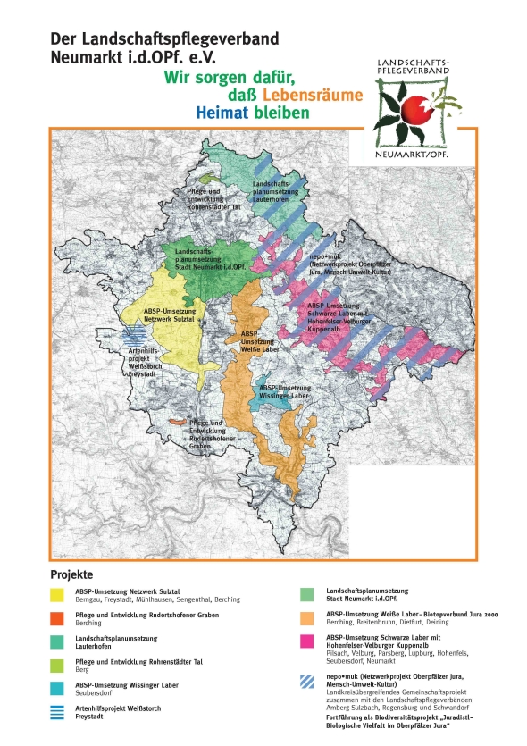 Landkreis Projektkarte 2010
