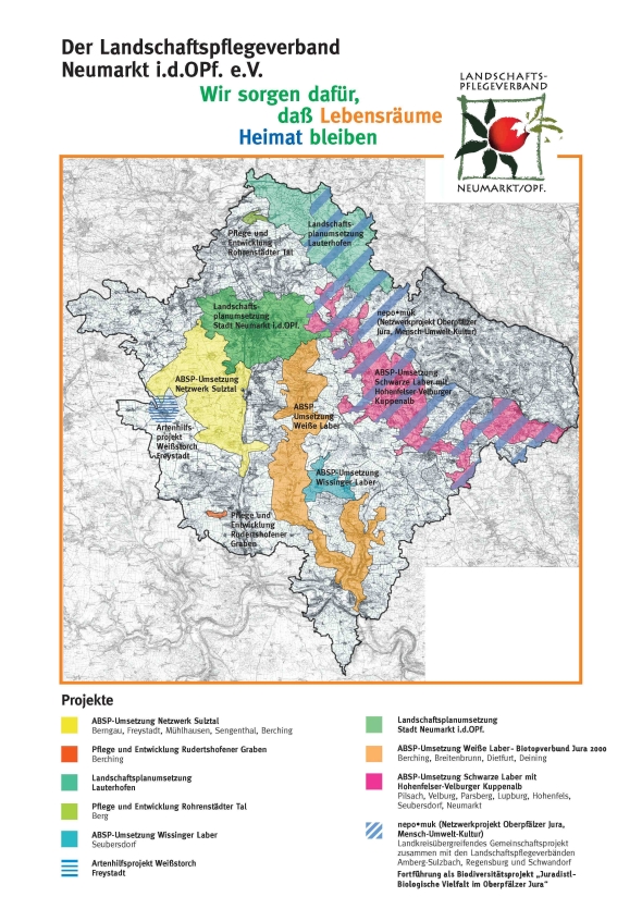 Landkreis Projektkarte 2010